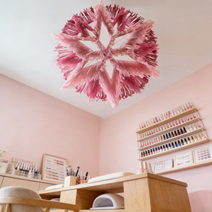 Lámpara Colgante Minimalista <span class=keywords><strong>de</strong></span> Doble Capa con Forma <span class=keywords><strong>de</strong></span> Flor Rosa, Tapiz <span class=keywords><strong>de</strong></span> Macramé, Decoración <span class=keywords><strong>de</strong></span> Pared <span class=keywords><strong>para</strong></span> el Hogar, Lujo <span class=keywords><strong>para</strong></span> Bodas - Product Image 5
