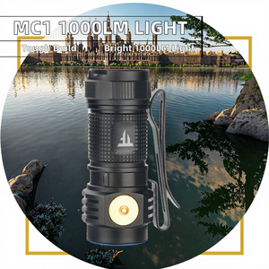 Фонарь EDC MC1 Magnet, 1000 лм, IP68, алюминиевый рабочий фонарь, для ремонта, на аккумуляторе <span class=keywords><strong>16340</strong></span> - Product Image 2