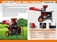 Broyeur à fourrage à essence DAWN AGRO pour bétail, moutons, chèvres, avec moteur à essence.
