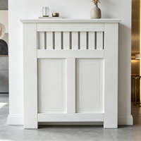 Cache-radiateur moderne blanc en MDF de haute qualité pour salon - Marque Timberlume - Vente en gros pour détaillants de bricolage EU/US - MOQ 10