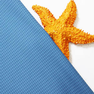 Spot frio casual esportes fitness t-shirt de alta resistência <span class=keywords><strong>nylon</strong></span> spandex jacquard quadriculado tecido - Product Image 4