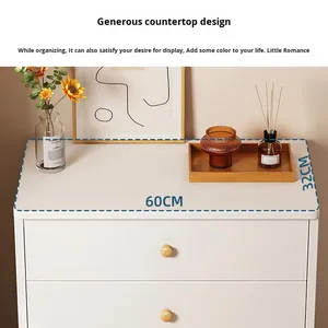 Gabinete de almacenamiento moderno de cinco cajones para uso doméstico con cajones multicapa de gran capacidad para sala de estar, balcón lateral, espacios pequeños - Product Image 2