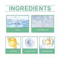 Crème hydratante anti-acné pour le visage BEIKE à 10 % d'acide azélaïque, crème éclaircissante avec niacinamide, centella, arbutine, huile