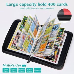Classeur de cartes à collectionner personnalisé FX - Classeur TCG 4 pochettes en gros - Motif et logo entièrement personnalisables - Faible MOQ Service OEM - Product Image 2