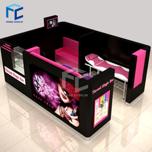 Lông mày cửa hàng Showcase vẻ đẹp <span class=keywords><strong>kiosk</strong></span> cho Mall lông mày thoải mái threading gian hàng thanh lịch lông mày Mall Showcase thiết kế - Product Image 2