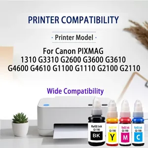 <span class=keywords><strong>Tinta</strong></span> de Recarga GI190 GI-190 <span class=keywords><strong>para</strong></span> Impresoras <span class=keywords><strong>Canon</strong></span> PIXMA G1100 G1110 G2100 G2110 G3100 G3102 G3110 G3111 G4100 <span class=keywords><strong>G4110</strong></span> G4111 - Product Image 2