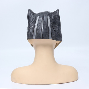 For 3 Civil War Movie Mask Cosplay Marvel Movie <strong>Helmet</strong> Live Streaming Latex Black Panther Headgear Halloween Factory - Product Image 4