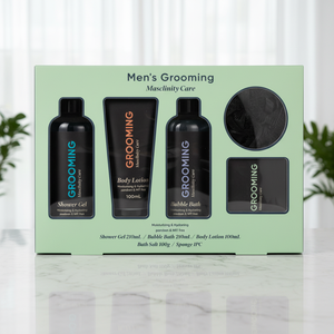 <span class=keywords><strong>Set</strong></span> Regalo da Bagno per <span class=keywords><strong>Uomo</strong></span> in Vendita, Kit di Cura con Gel Doccia, <span class=keywords><strong>Bagnoschiuma</strong></span>, Lozione Corpo, Sale da Bagno e Spugna - Product Image 1