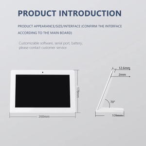 แท็บเล็ตพีซีแบบตั้งโต๊ะรูปตัว L ขนาด 10.1 นิ้ว พร้อมกล้อง Wifi หน้าจอสัมผัส Quad Core Rockchip ระบบ Android 11 สำหรับธุรกิจ ใช้ในร้านอาหารสำหรับสั่งอาหาร - Product Image 4