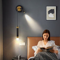 Lampes murales LED de style nordique moderne Lampes de coiffeuse à bras longs décorées d'intérieur pour les cuisines Salons Têtes de lit
