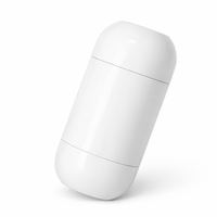 Contenant vide de déodorant avec bouchon à vis ovale 30g Mono PP Sérigraphié Couleur personnalisée Durable Recyclable