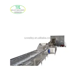 China Quick Freezing Line IQF Processing Line for green peas sweet corns and carrot cube