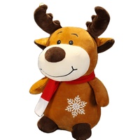 Ornements de noël en peluche pour enfants, jouets, bonhomme de neige, renard, animaux en peluche, cadeau de noël pour les tout-petits, nouvelle collection