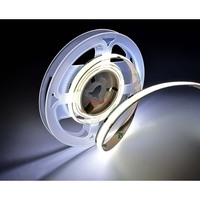 Bande LED COB Flexible RVB à 3 Étapes No Dot Wholesale Project SDCM, Télécommande, Cuivre, 480 LED/m, Angle de Faisceau 180°, Dimmable