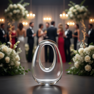 Women's Acrylic Evening <b>Clutch</b> <b>Bag</b> Egg Shape Glitter Chain <b>Strap</b> Fashion Vintage Wedding Party Handbag MASDB One Size - Product Image 2