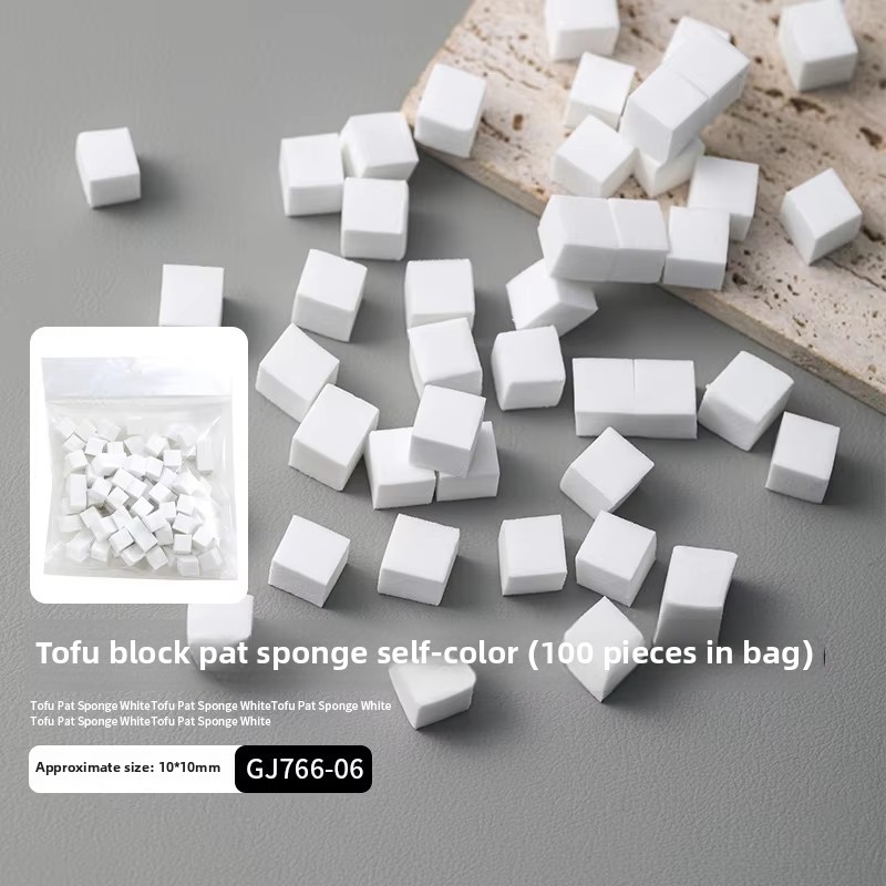 Esponja blanca 10mm [100 piezas en bolsa]