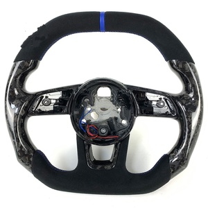 Volante Deportivo YLC de Fibra de Carbono Forjado para <span class=keywords><strong>Audi</strong></span> <span class=keywords><strong>A1</strong></span> A5 B8.5 <span class=keywords><strong>S3</strong></span> S4 S5 S6 S7 RS RS3 RS4 RS5 RS6 S8 Q3 - Product Image 4