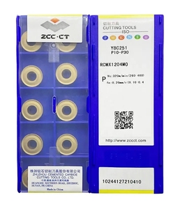 Zhuzhou ZCC เครื่องกลึง CNC คาร์ไบด์ประสิทธิภาพสูงเครื่องกลึงเครื่องตัดแทรกรุ่น RCMX0803 1003 <span class=keywords><strong>1204</strong></span> 1606 <span class=keywords><strong>2006</strong></span> YBC151 2507 - Product Image 2