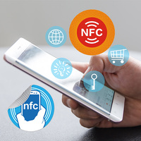 Etiquetas RFID de 13.56Mhz al por Mayor, Tamaño Personalizado, Imprimibles, Resistentes al Agua, Etiquetas NFC para Identificación de Productos