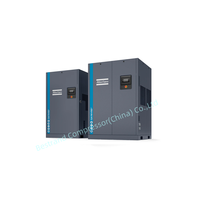 Compresores de tornillo rotativos industriales con inyección de aceite de 50HZ alimentados por CA GA160 VSD + 6-10bar para bandas de borde neumáticas