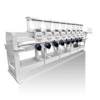 Tajima meilleure machine à broder pas cher bonne qualité 8 têtes 12/15 aiguilles