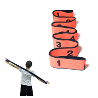 Tissu de résistance de boucle d'exercice élastique 4 bandes bandes d'entraînement de forme physique