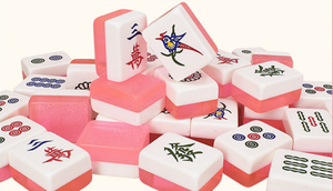 Juego de Fichas de Mahjong Rosas de Plástico para Sala de Juegos y Entretenimiento Familiar - Product Image 2