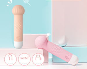 แท่งสั่นกันน้ำแบบพกพาสำหรับผู้หญิง สีชมพู ชาร์จผ่าน USB ได้ <span class=keywords><strong>ม</strong></span>ี 10 ระดับควา<span class=keywords><strong>ม</strong></span>ถี่ ปรับความเร็วได้หลายระดับ สำหรับผู้ใหญ่ - Product Image 4