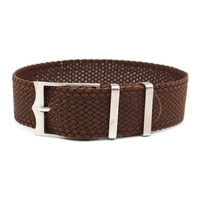 Bracelet de montre Perlon Premium 18mm 20mm 22mm 33 couleurs, bracelet de montre en Nylon avec logo gravé personnalisé