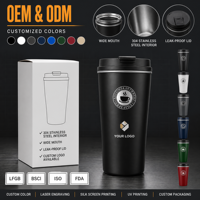 Mug isotherme portable en acier inoxydable 304, cadeau créatif classique, pour boissons chaudes, portable, promotionnel, avec logo imprimé, design moderne et minimaliste