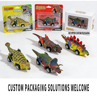 Voitures de dinosaures en plastique ABS durables et sûres pour les enfants de 2 à 4 ans, commande en gros unisexe pour les prix des parcs d'attractions et les jeux de carnaval