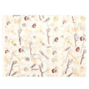 Rollos de Papel Antigrasa de Grado Alimenticio para Envolver, Panadería, Hamburguesas, Papel Kraft Marrón Impreso Personalizado para Empacar - Product Image 5