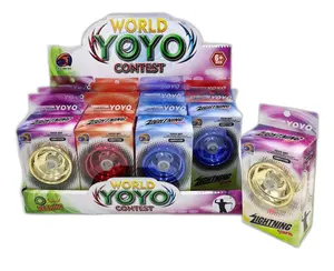 Nuevo 2023 Tongjia venta al por mayor personalizable Popular niños Yoyo Magic Metal Ball juguete para niños sin luz Unisex seguro 5-7 años