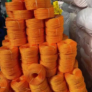 Полиэтилен 3 пряди, плетеная веревка, синтетическая полиэтиленовая веревка для рыболовной веревки, пластиковая веревка