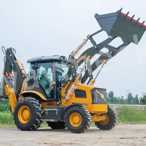 WAYMECK W1 backhoe china backhoe loader 4x4 kualitas terbaik dibuat di Cina