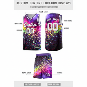 ชุดเสื้อบาสเก็ตบอลไซส์พิเศษเครื่องแบบไซส์พิเศษระบายอากาศได้ดีใส่ได้ตามต้องการแบบ2025 - Product Image 1