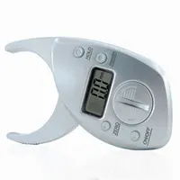 Realsin Hot Electric Digital LCD Fat Tracker misurazione dell'analizzatore della piega della pelle del calibro del grasso corporeo