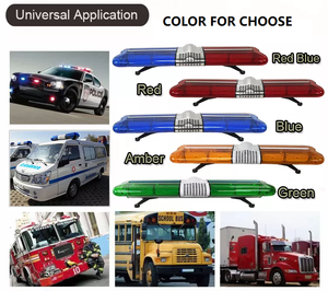 Accessori per l'illuminazione dell'automobile barra luminosa girevole all'ingrosso DC 12V barra luminosa per ambulanza rossa blu con altoparlante a <span class=keywords><strong>sirena</strong></span> - Product Image 6