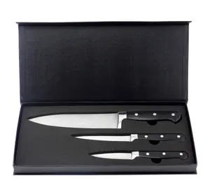 גבוהה באיכות מקצועי נירוסטה יפני מטבח שף סכיני סט סושי סכין סט עם שחור PAKKA עץ ידיות