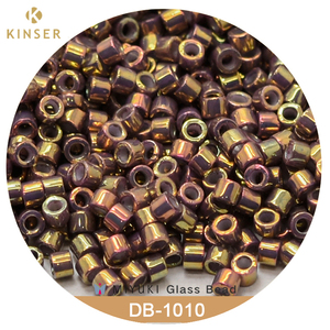 Miyuki <span class=keywords><strong>Delica</strong></span> Perlen 1,6mm [10 Farbe Metallic Gold Glanz AB ]10g pack - Product Image 3
