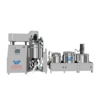 Équipement de production cosmétique, agitateur en acier inoxydable, machine à fabriquer du dentifrice, distributeur haute vitesse, réservoir sous vide, capacité 300L