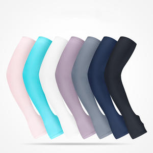 OEM — 50 + masque de refroidissement en soie glacée, matériel de cyclisme résistant à odeur, coupe au soleil, disponible en blanc et en noir, peut être accroché aux doigts, ou au coude, manches de dentelle - Product Image 4