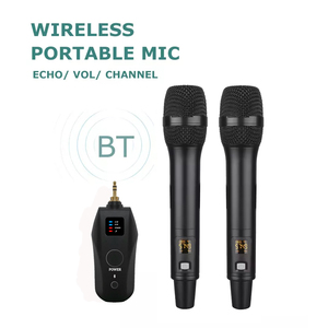 Professional Dynamic UHF Rechargeable Handheld Wireless Microphone for <b>Singing</b> Parties & Church with BT Technology - Product Image 3