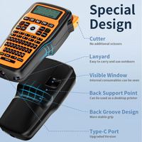 Vente en gros E1000 Pro Imprimante couleur ruban d'étiquettes Imprimante portable intelligente imprimante à ruban thermique pour le marquage industriel des câbles