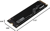 King KC3000 PCIe 4.0 NVMe M.2 Internal SSD 500GB-750GB Penyimpanan Berkinerja Tinggi untuk PC Desktop/Laptop Baru SKC3000S