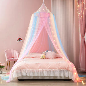 Rideaux de lit en forme de dôme arc-en-ciel, moustiquaire, <span class=keywords><strong>tente</strong></span> de lit, lit double, princesse, pour la décoration de la chambre - Product Image 3