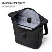 Sac à dos pour ordinateur portable imperméable sans bretelles flottantes, 15,6 pouces, coutures durables, fournisseur de sacs à dos professionnels