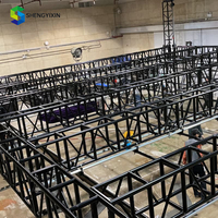 Plataforma de Aluminio Resistente para Conciertos, Eventos, Fiestas, Exhibiciones, Iluminación Exterior, Soporte Portátil para DJ, Sistema de Escenario, de Fábrica
