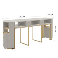 Table et chaise pour ongles Table de manucure et poste de travail beauté populaires pour salon de manucure à usage simple et double
