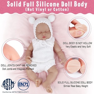 Poupée bébé en silicone de 15 pouces petites poupées reborn réalistes pour enfants - Product Image 2